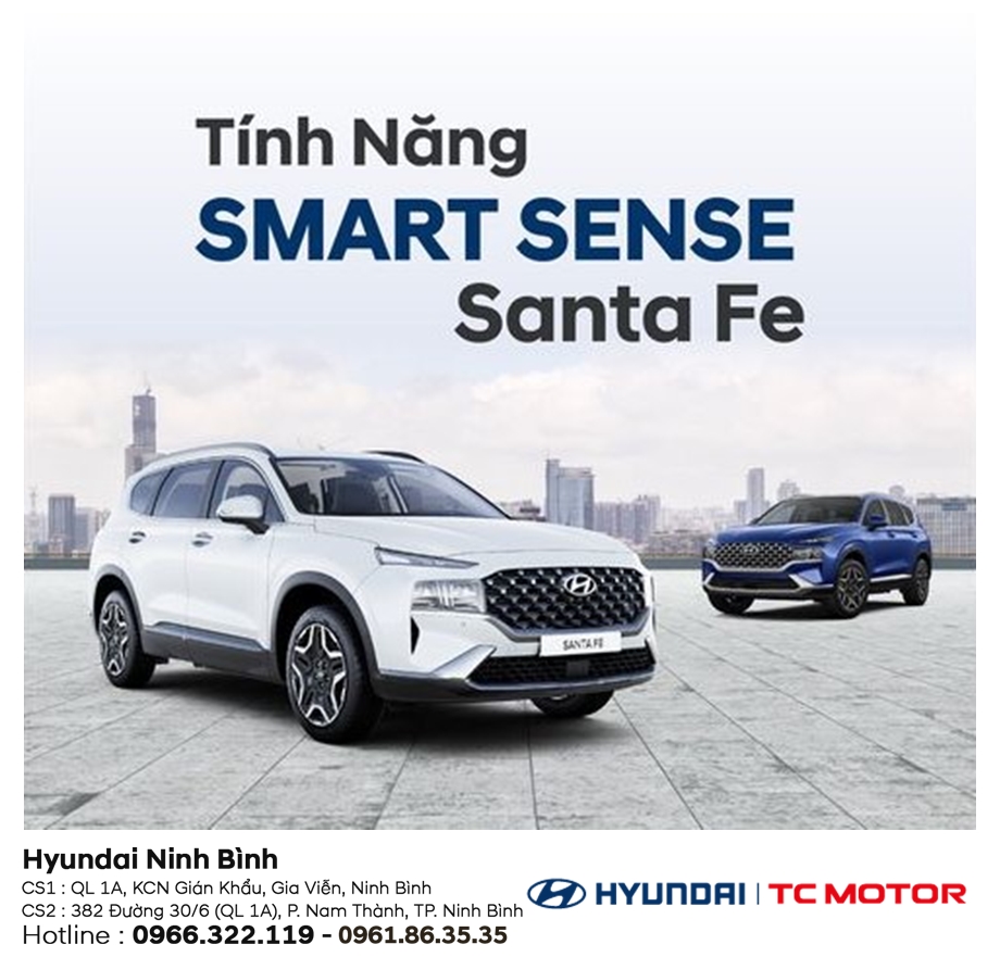 HỆ THỐNG SMARTSENSE CAO CẤP BẬC NHẤT HIỆN NAY  ĐÃ CÓ MẶT TRÊN HYUNDAI SANTAFE